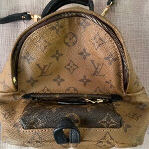 Monogram Canvas Mini Backpack in Brown